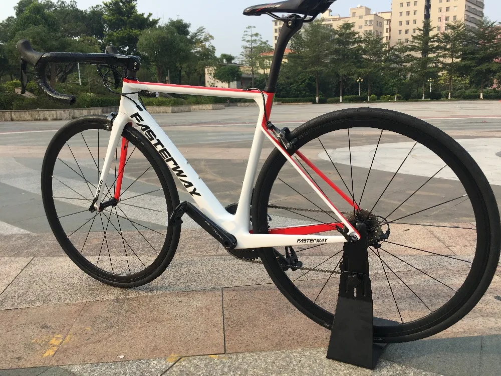 700C карбоновый дорожный велосипед 22 скорости 105 5800 Groupset TAIWAN брендовая легкая blue sky FASTERWAY классический D тормоз 49/52/54/56/58