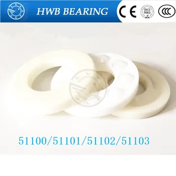 

1pcs Free shipping 51100 51101 51102 51103 ZrO2 full ceramic thrust ball bearing 10x24x9 12x26x9 15x28x9 17x30x9mm