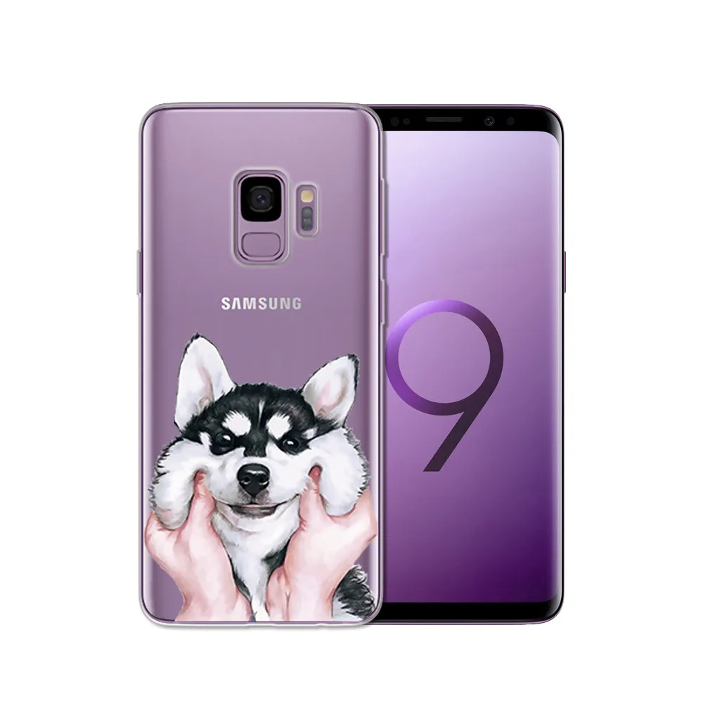 Painting TPU Case for Samsung Galaxy S9 S9 Plus Silicone Phone Cover for Samsung S5 S6 S7 Edge S8 S8 Plus Transparent Fundas Bag (9)