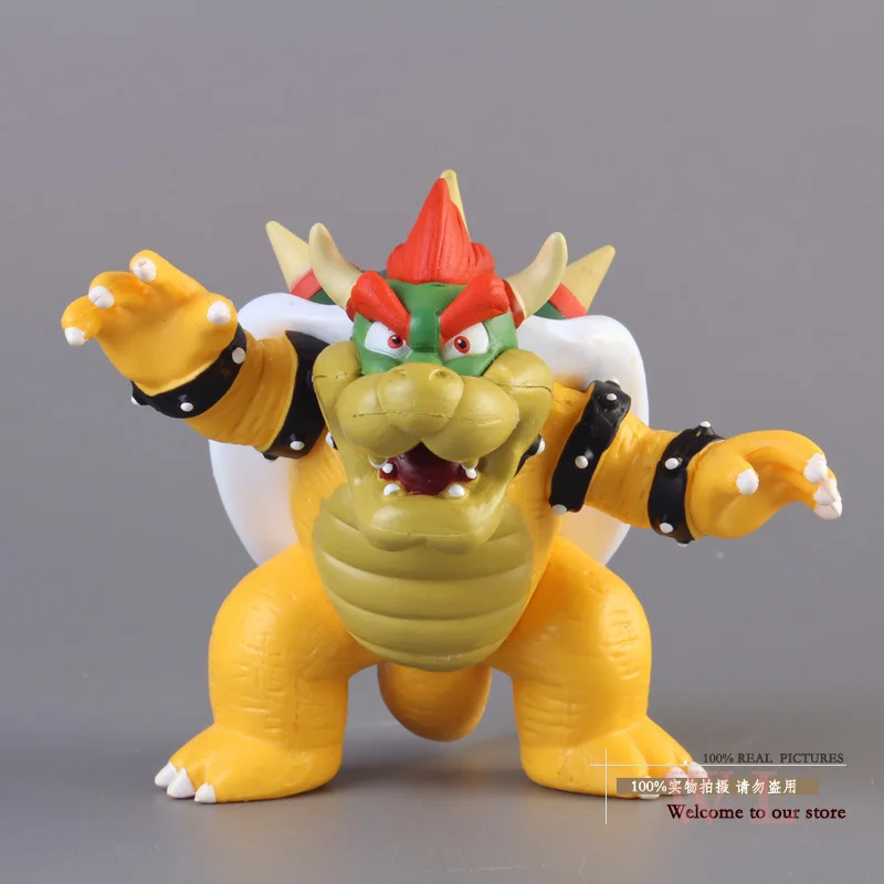 Free Shipping Super Mario Bros Bowser PVC Action Figure Model Toy SMFG230