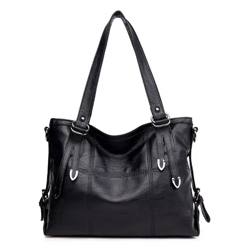 Black Shoulder Bags Женские сумки-мессенджеры для женщин, Сумки из искусственной кожи, женские дизайнерские сумки высокого качества, сумки через плечо, сумки через плечо 3098 - Цвет: Black Shoulder Bags