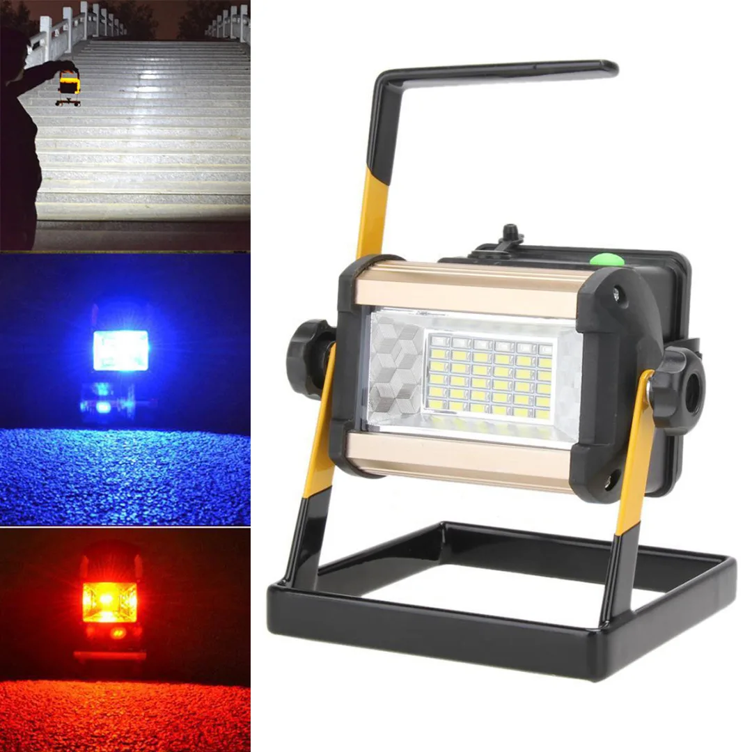 1set 2400LM 50W  36 LED Work Light Floodlight Hand Lamp Spotlight Battery New