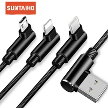 Suntaiho L-Shape USB Cable Data Charger Cable For lighting Wire Micro USB Cable Type C Cord for iPhone Samsung Xiaomi USB Cable Suntaiho L-Shape USB Cable Data Charger Cable For lighting Wire Micro USB Cable Type C Cord for iPhone Samsung Xiaomi USB Cable