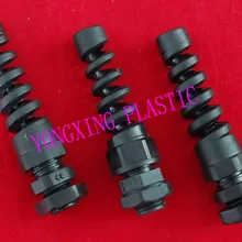 Гибкий кабель желез M18x1.5 M20X1.5 воды-доказательство разъем белый и черный цвет