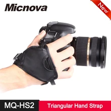 Micnova MQ-HS2 Universal Quality Triangular Leather Hand Strap for Canon Nikon Sony Pentax Digital Camera DSLR SLR Accessories