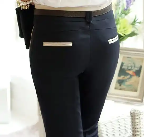 women's plus size skinny dress pants