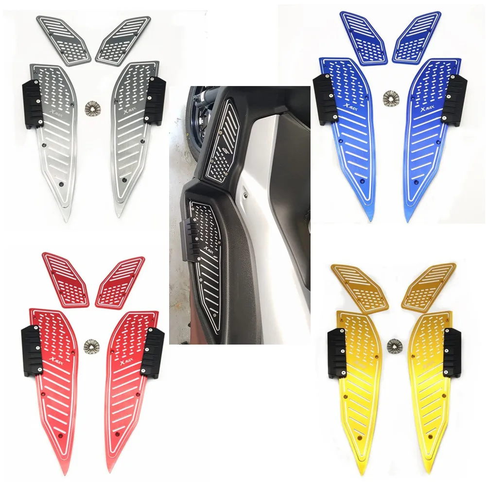 Motorcycle Modified parts mats CNC Aluminum allo footrest footpads footboard pedal For Yamaha 2017 xmax 2018 XMAX X-MAX 250 300 цена Motorcycle Modified parts mats CNC Aluminum allo footrest footpads footboard pedal For Yamaha 2017 xmax 2018 XMAX X-MAX 250 300 цены онлайн
