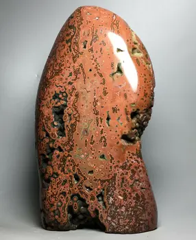 

1041g RARE NATURAL OCEAN JASPER QUARTZ CRYSTAL FREEFORM SURFACE HEALING swarovski crystals