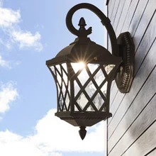 В JUICY ретро открытый Водонепроницаемый зал настенный светильник Европейский коридор сада Вилла балкон бра бар Кафе Магазин бра