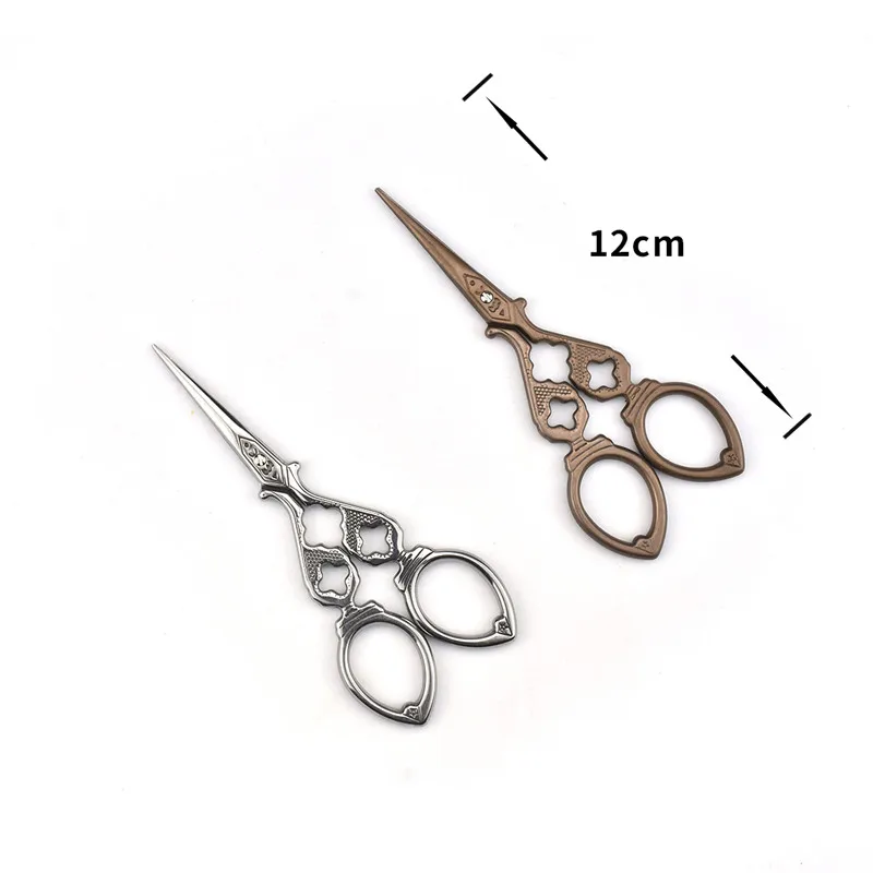 Looen Retro Classic Cross Stitch Scissors Embroidery Sewing Tools Women Handicraft DIY Home Tool Tailor Scissor  (6)