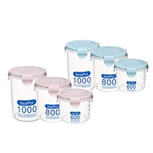 Кухонная прозрачная банка для хранения пищевых продуктов с крышкой пластиковая коробка для хранения еды для перекуса чашка для хранения