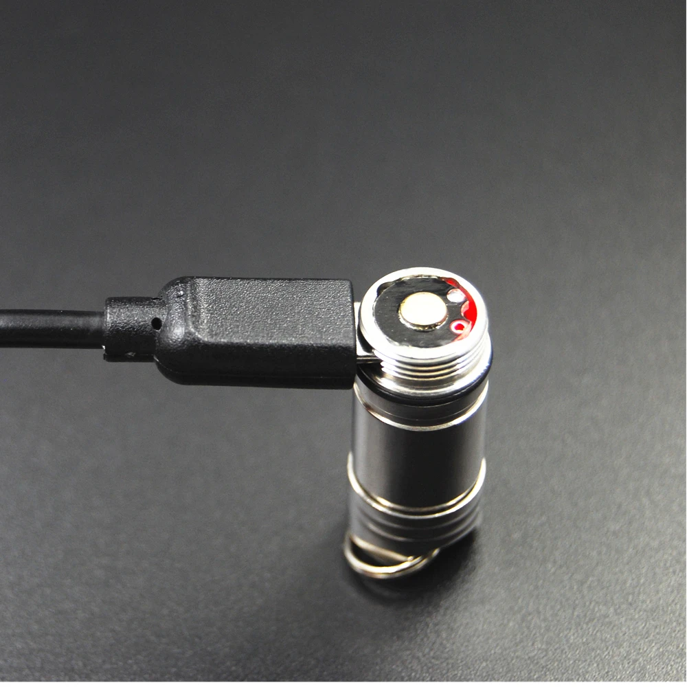 USB Rechargeable LED Torch Flashlight CREE XPG R5 Super Mini LED Keychain Stainless steel Flashlight 10180 lithium battery