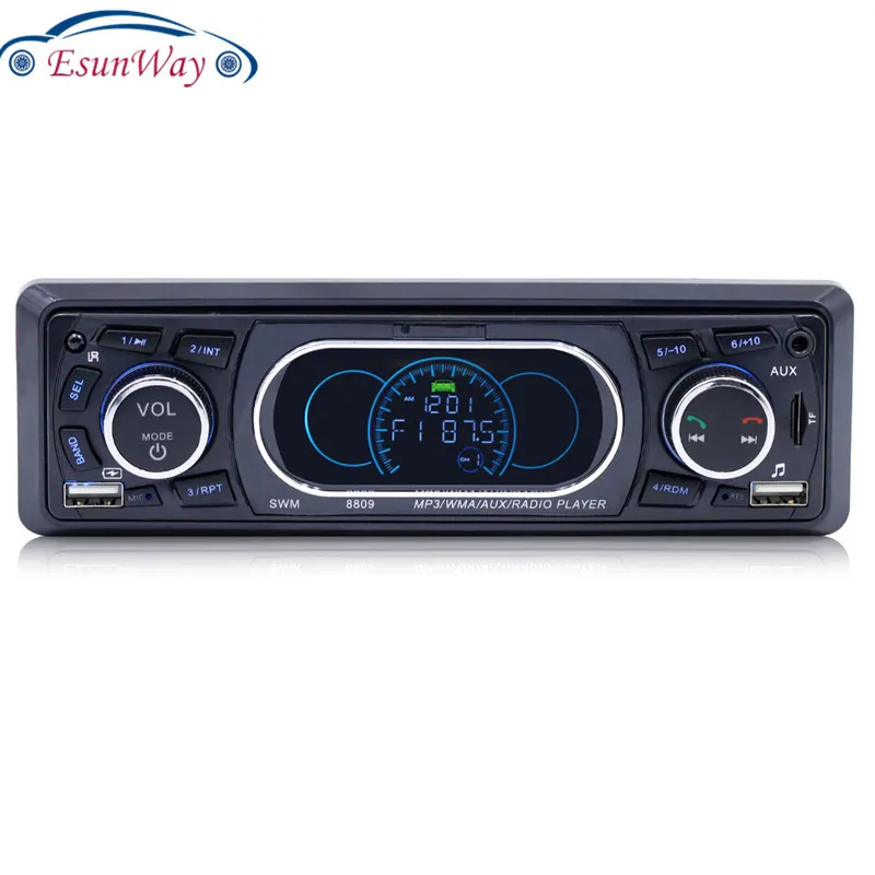 1DIN SWM 8809 Auto Stereo MP3 Player FM Radio BT RCA mit Fernbedienung Dual USB Bluetooth Musik-Player Verlustfreie musik | Автомобили и