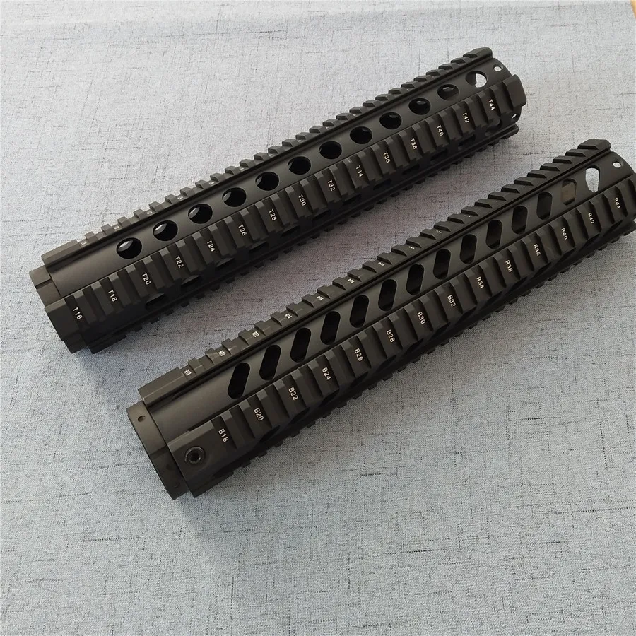 12 дюймов AR. 223/5. 56 поплавок Quad Handguard Rail трубка AR-15 M16 M4 Handguard RAS страйкбол Пейнтбол Охота