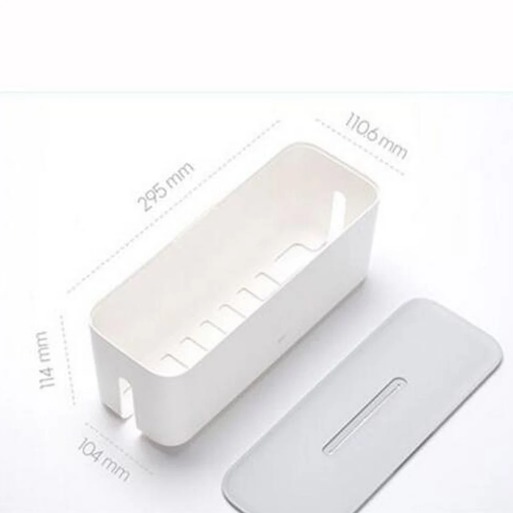

box for xiaomi Power Cord Socket Storage Box Dust insulation Cooling Hole Strip Plug Base Finishing Tying Box Home Storag Tools