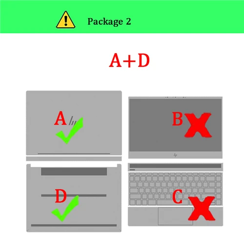 Наклейка для ноутбука hp Pavilion 14-AB011TX 14-AL071TX 14-BF034TX x360 11-K047TU 13-U014TU 14-BA046TX наклейка для ноутбука - Цвет: Package-2    A D