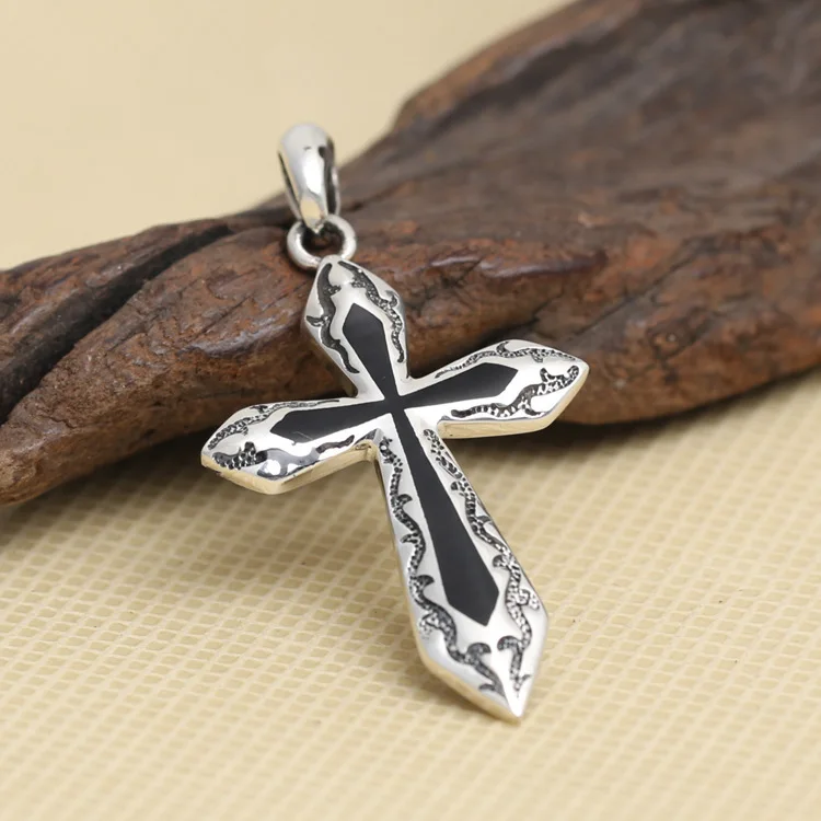 

Asg Cluci Cage Pendants Wholesale Manufacturer S925 Pure Ornaments Thai Restoring Ancient Ways Is Simple Glue Cross Pendant