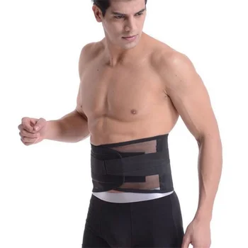 

Double Adjustable Back Belt For Pain Relief Lumbar Lower Waist Gym Sports Accessories Durable Black Waist Support Brace Belt