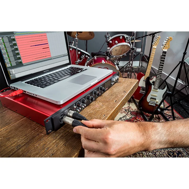 Звуковая карта Focusrite Scarlett 18i20 2 го поколения USB аудио интерфейс цифровой 8