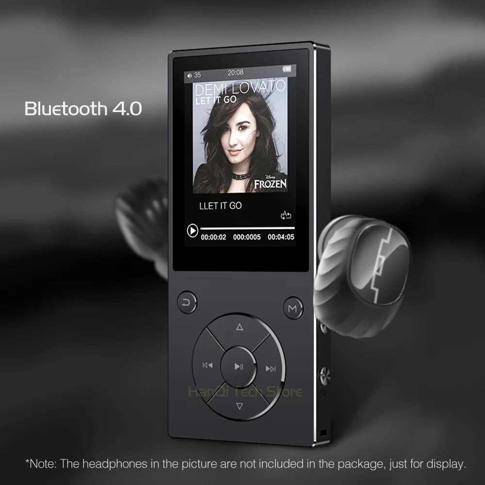 MP3 плеер RUIZU D11 с Bluetooth, музыкальный плеер 8 ГБ, металлический музыкальный плеер со встроенным динамиком, fm-радио, поддержка TF карты