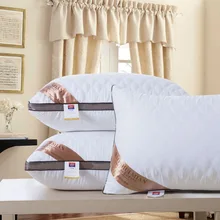 New Super soft pillow 5 Star Hotel pillows Household pillows Solid color pillows Manufacturer sales 45X65X18cm