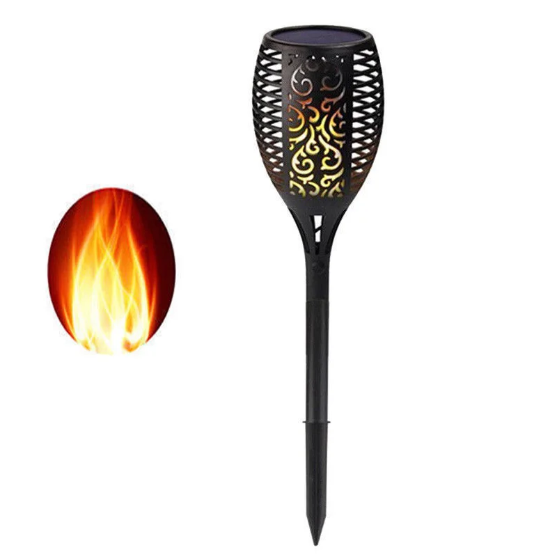

1Pcs LED Waterproof Flickering Flame Solar Torch Light Garden Lamp Outdoor Landscape Decoration Garden Lawn Light