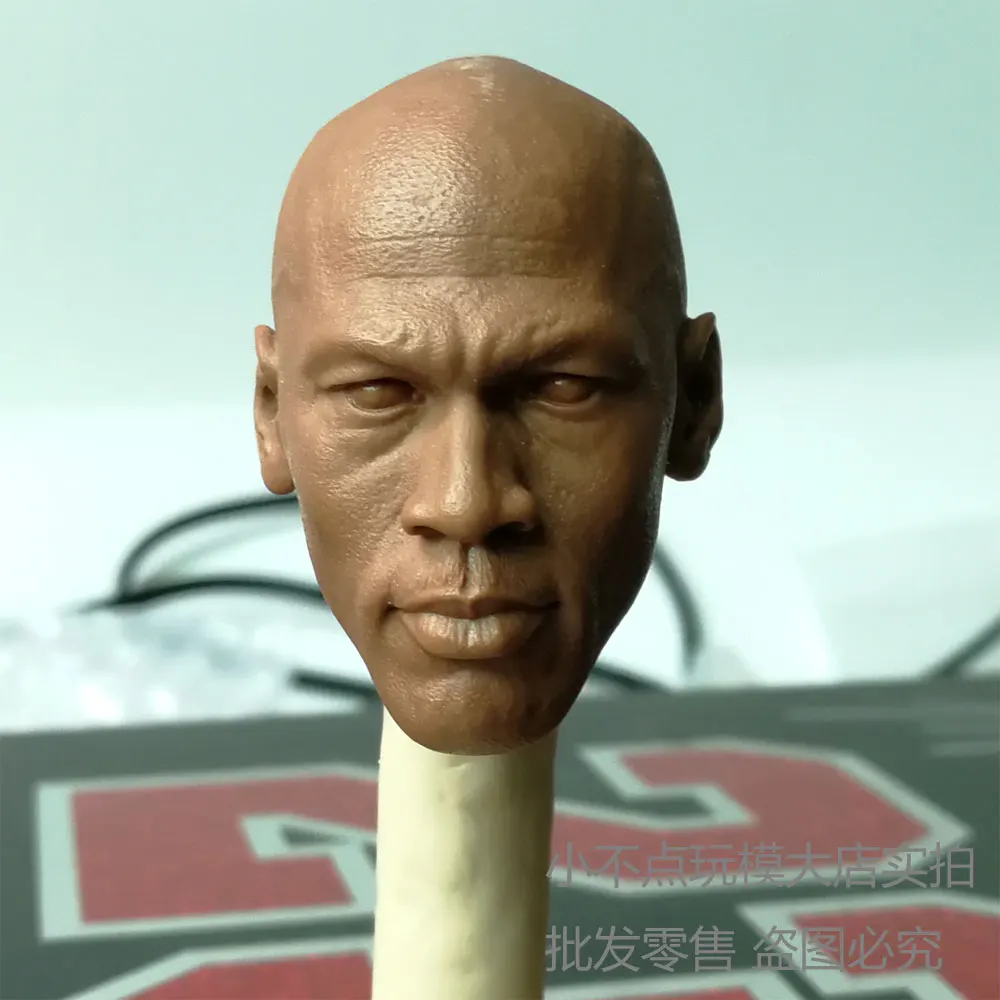 blank 1/6 Scale Michael Jordan Head Sculpt unpainted ST version |