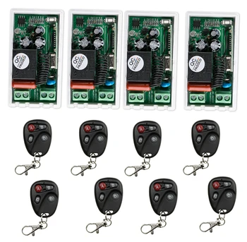 

1 CH RF Wireless Remote Control Switch AC 220V system 4 receiver+ 8 transmitter Simple connection