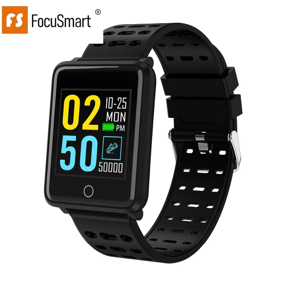 

Focus Smart F3 Bracelet Color Screen Heart Rate Blood Pressure Monitoring Track Movement IP68 Waterproof Health Smart Watch