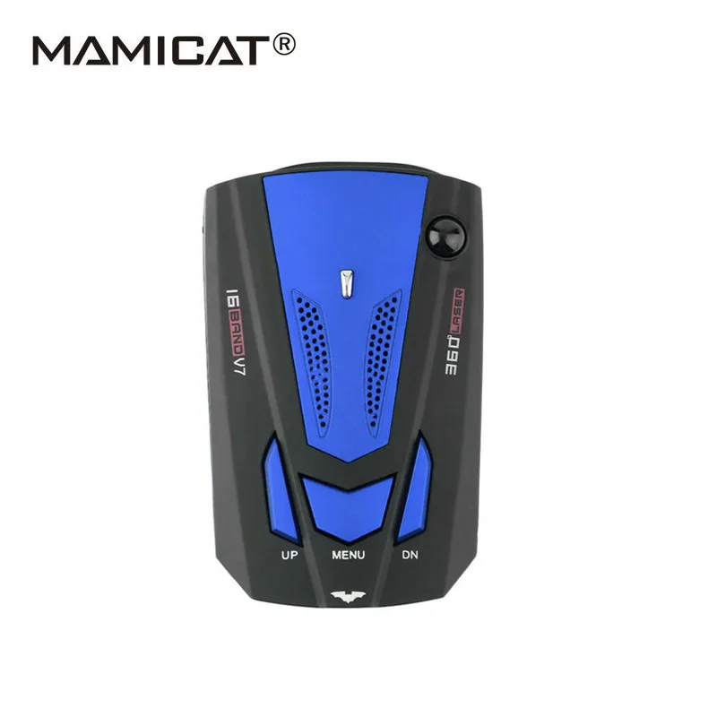 2017Car Radar Detector 16 Band Voice Alert V7 Anti Speed Radar Signal Detection LED Display 360