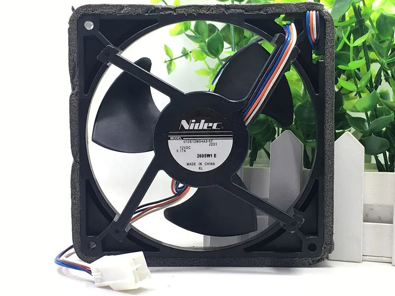

Original Nidec U12E12MS4A3-57 J232 DC 12V 0.17A Waterproof Silent Cooling Cooler Fan