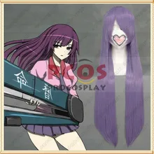 Bakemonogatari Hitagi Senjougahara парик для косплея