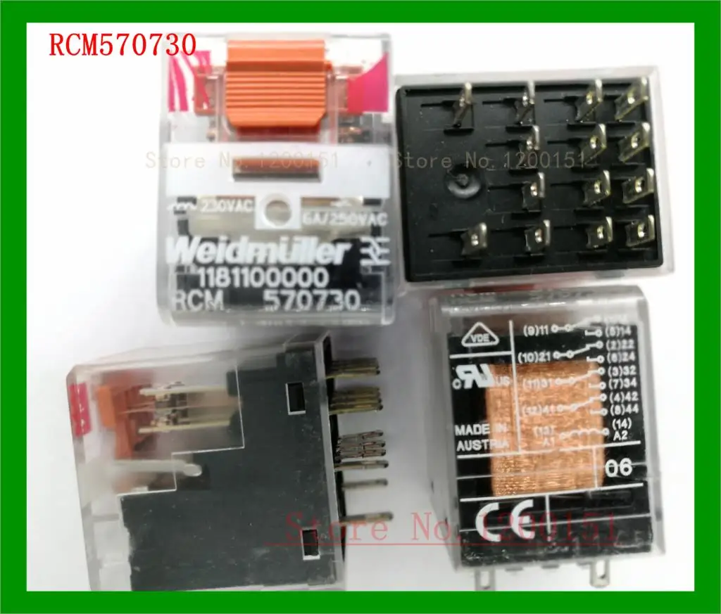 

RCM570730 570730 6A 230VAC relay DIP-14