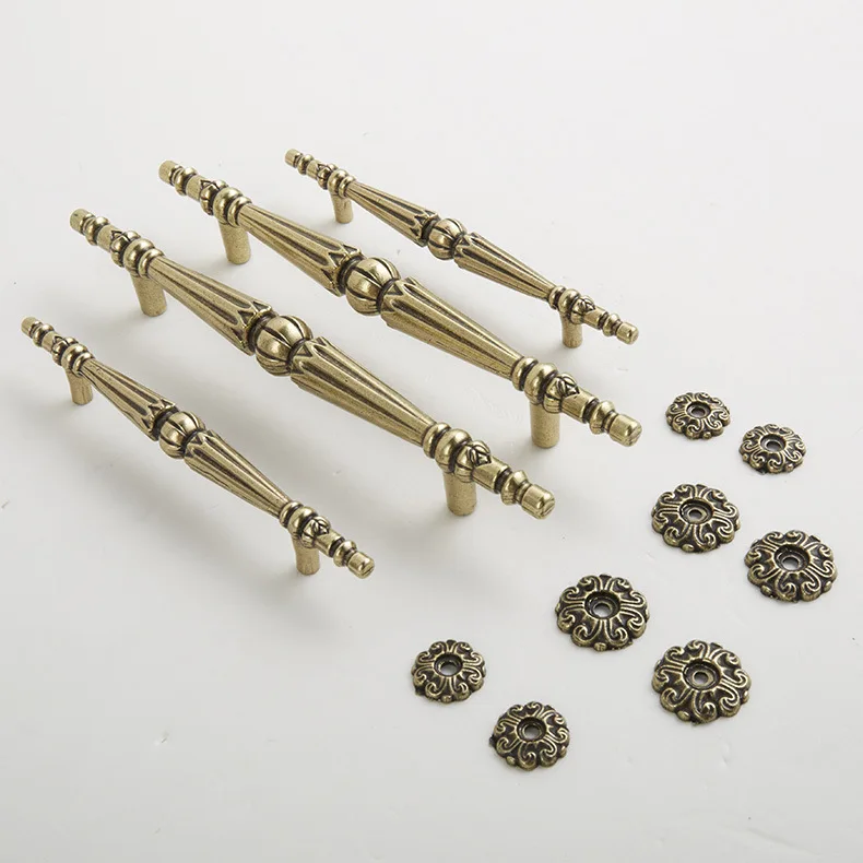 

New cabinet of 2017 new cabinet pulls hand of archaic Europe ark of a cabinet pull hand zinc alloy single hole qing ancient bron