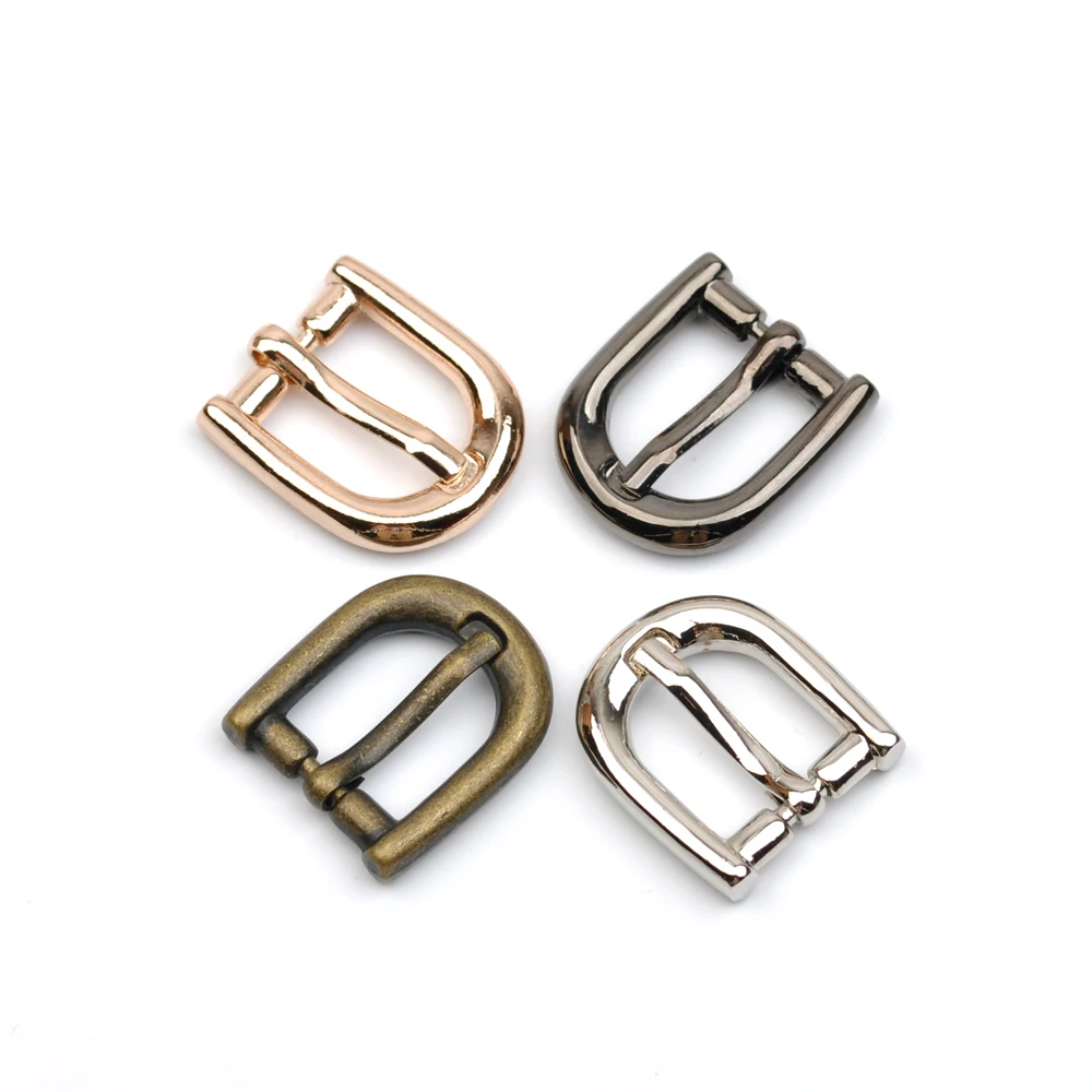 Wholesale Free shipping 24pcs 14mm small metal shoe buckle with pin