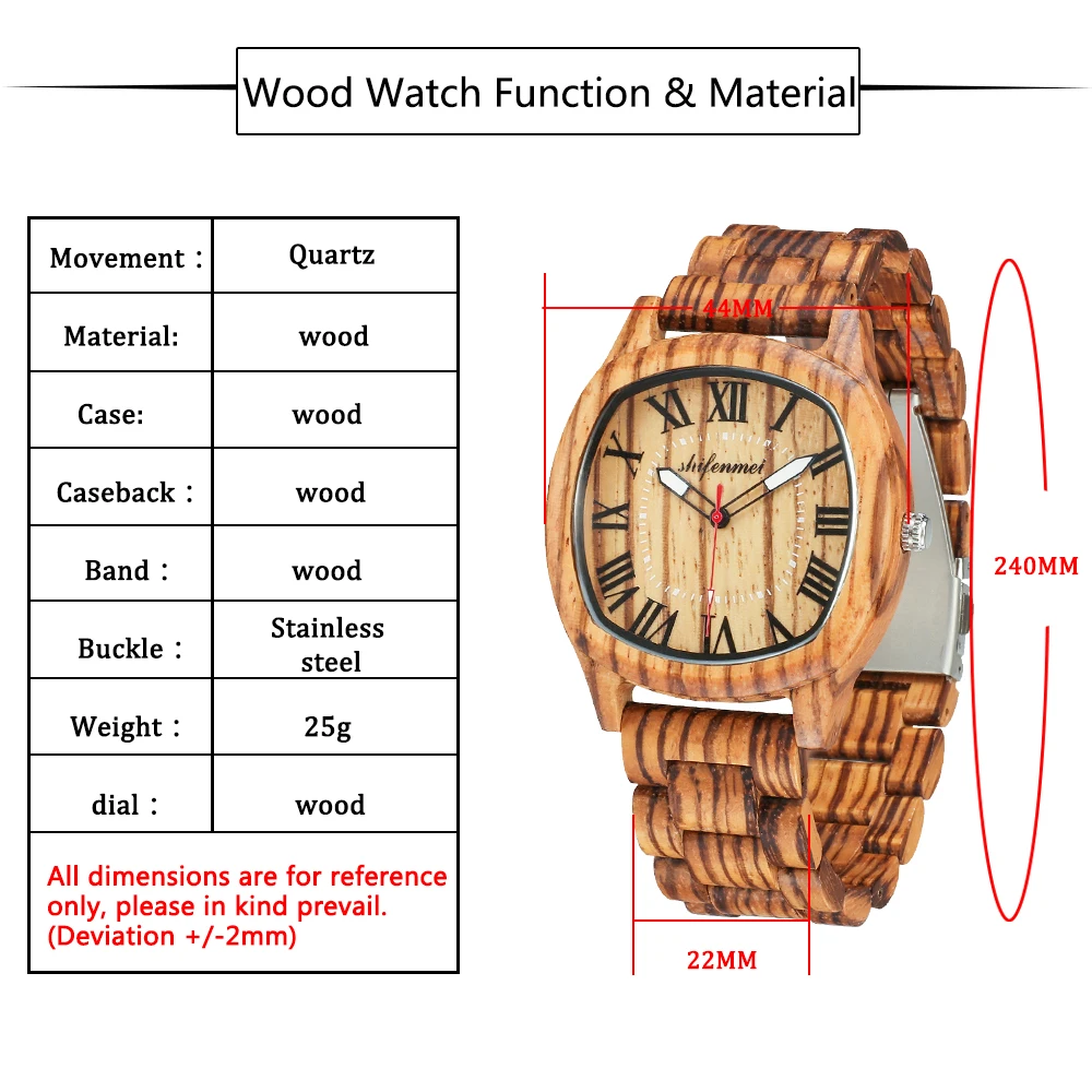 Shifenmei минималистичные деревянные часы мужские Роскошные Брендовые мужские спортивные часы браслет повседневные часы кварцевые наручные часы zegarek meski