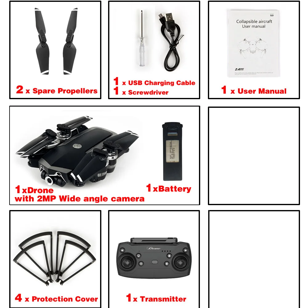 Новый складной карманный Дрон для селфи с WI FI FPV Камера дрона дистанционным