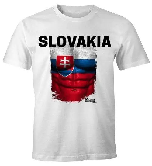 

Mens T Shirts Fashion 2019 T-Shirt Herren Footballer Slowakei Flagge Slovakia Flag Fanshirt T Shirt Short Sleeve