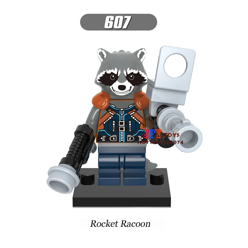 

Single star wars building blocks Guardians of the Galaxy Rocket Raccoon model bricks toy hobbies for children brinquedos menino