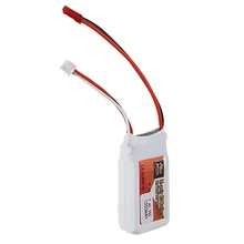 ZOP POWER перезаряжаемый 7,4 V 1000 Mah 2 S 25C Lipo аккумулятор Jst разъем для радиоуправляемого дрона Fpv квадрокоптера Diy игрушки запасные части