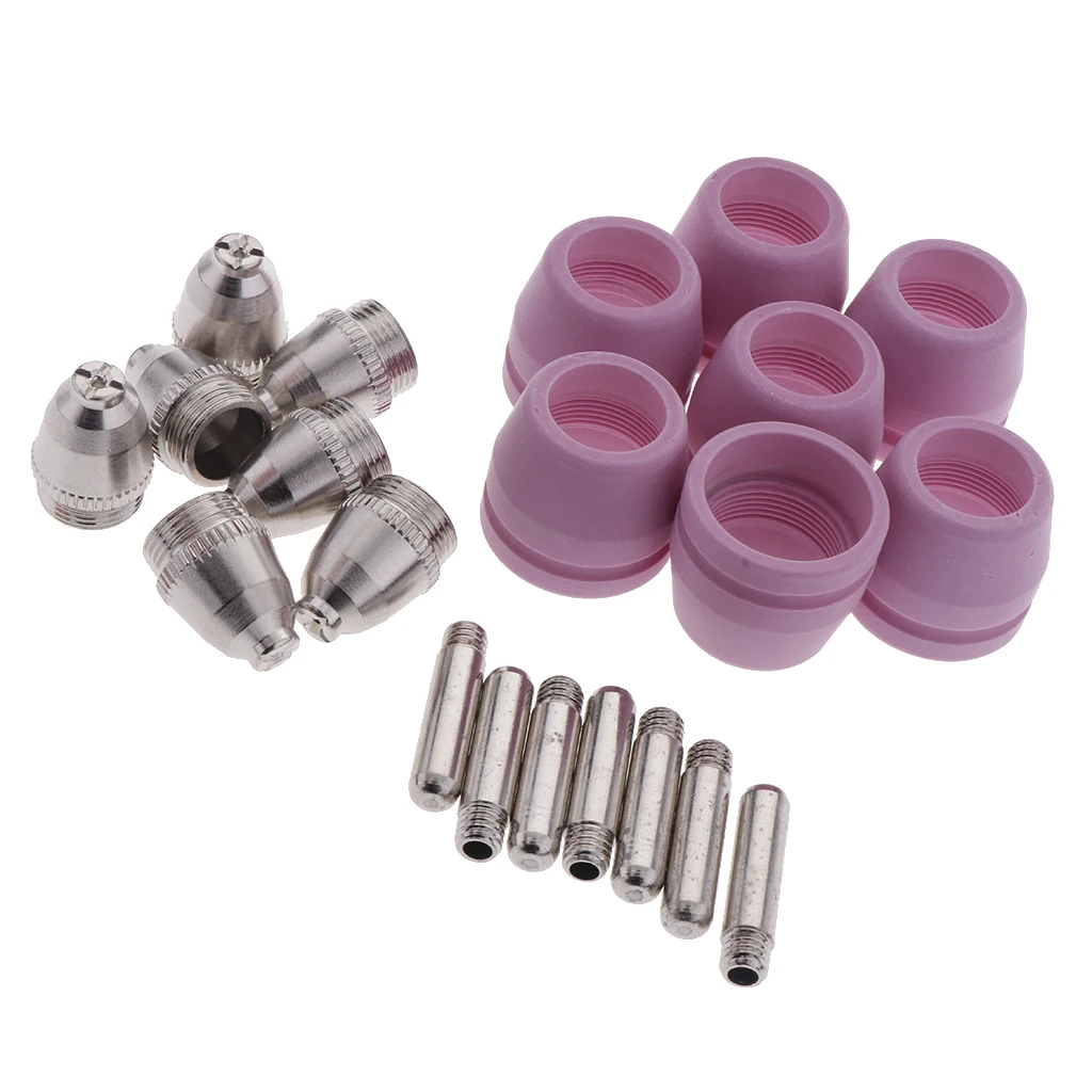 21PCS AG60 SG55 Tips Cups Electrode Plasma Cutter Torch Consumable Accessories Plasma Tips Nozzles Kit Parts Cutting Torch 21PCS AG60 SG55 Tips Cups Electrode Plasma Cutter Torch Consumable Accessories Plasma Tips Nozzles Kit Parts Cutting Torch