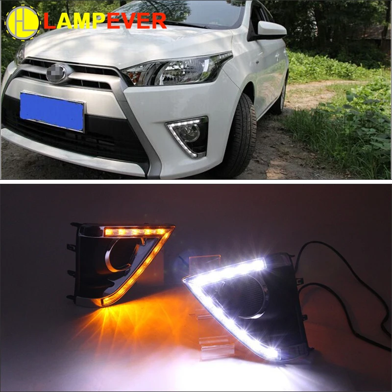 2PCs/set 6000K car daylight LED DRL Daytime Running Lights for Toyota