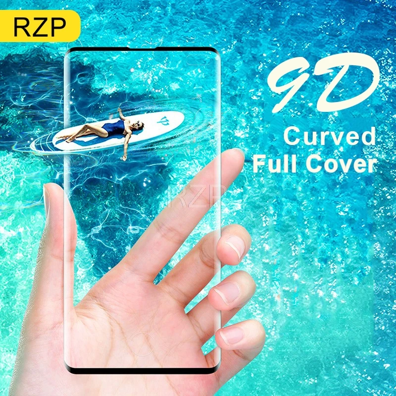 RZP 9D изогнутая защитная пленка на весь экран для samsung Galaxy S7 edge S8 S9 S10 Plus S10e S10+ TPU пленка(не закаленное стекло