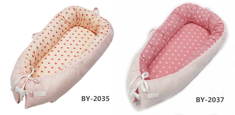 AAG портативный натуральный хлопок детские гнездо детские кроватки путешествия складная кроватка для младенца в кровать складной