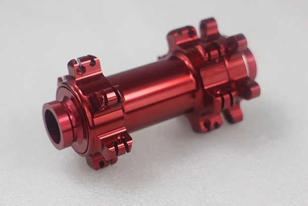 Powerway PHB-M32, прямой тяга MTB XC, велосипедный диск M32, Передняя Ступица M15 15 мм, черный, красный, супер светильник, 139 г, для беговых велосипедов, 24H - Цвет: Красный