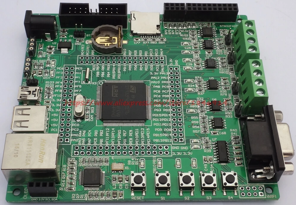 STM32F407 development board (enhanced) / Ethernet /CAN/485/RFID/
