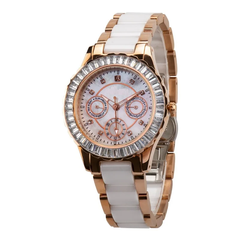 

2019 Special Offer Real Ceramic Ladies Watch Manufacturer Customized Stainless Steel Waterproof Quartz Spot One Delivery