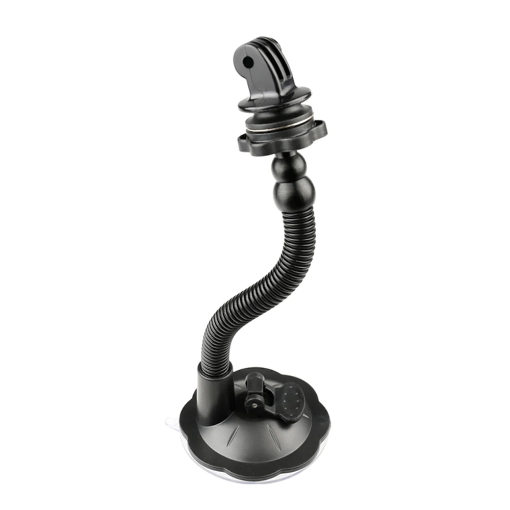 

Car Suction Cup Mount Holder with 20CM Flexible extension Arm+Sport camera Adapter for Gopro Hero 3 4 5 6/Xiaomi Yi 4K/SJCAM