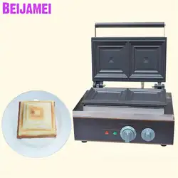 BEIJAMEI Ресторан автоматического сэндвич тостер машины коммерческих сэндвич вафельница/Электрический хлебопечка