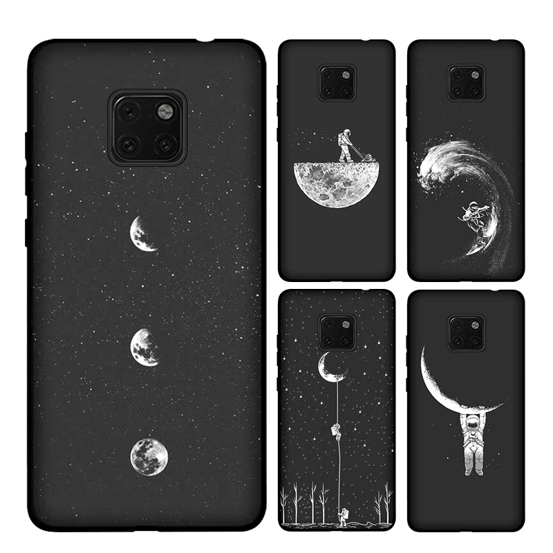 Мягкий силиконовый чехол JURCHEN для Huawei Mate 20 Pro милый тонкий с мультяшным рисунком